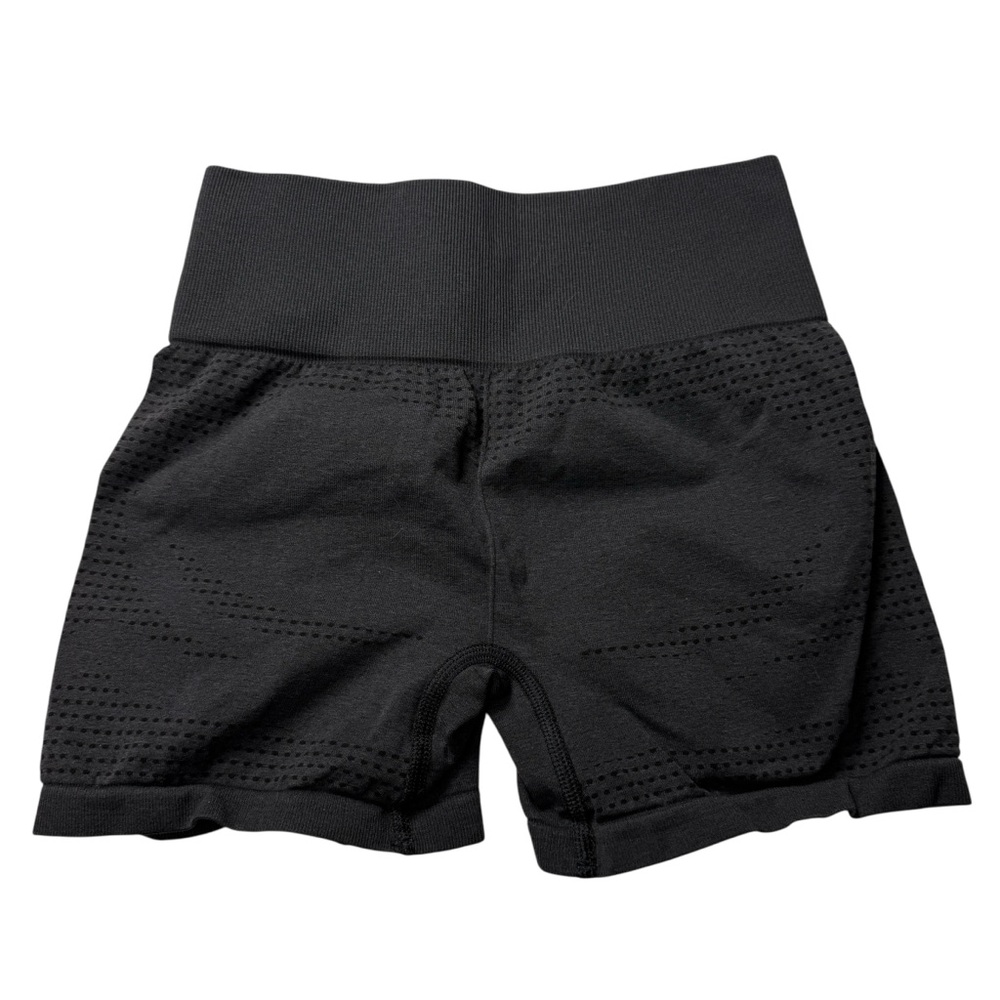 Gymshark Shorts Vital Marl Mesh Black Compression Fit Shorts SZ XS Gym Run Lift - Picture 3 of 8